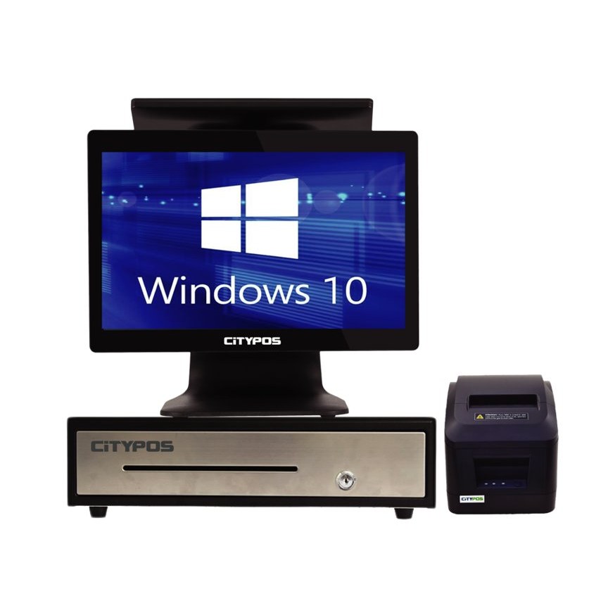 [CP-810LEDKIT/P850N] CP-810LEDKIT/P850N CITYPOS POS 15.6" TERMINAL WITH 11.6" BACK DISPLAY LED (i5 INTEL, 4GB DDR RAM…