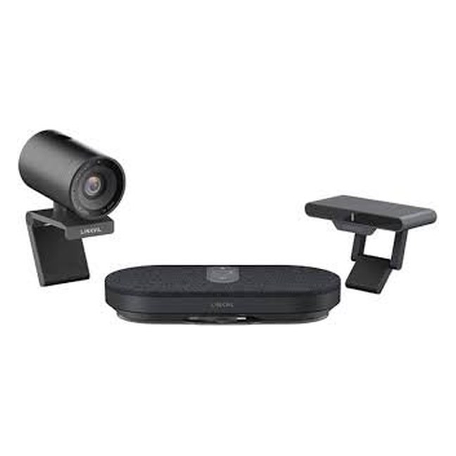Linkvil new video conference kit, including CM70 4K camera, MS10 speaker phone and RC10 receiver hub