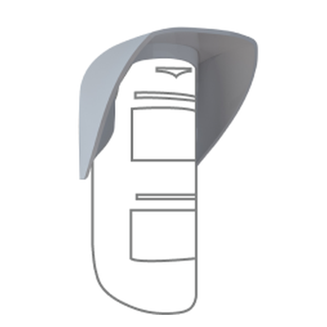 [Hood-MPO] Hood for MotionProtect Outdoor protects sensors of the anti-masking system from rain and snow to…