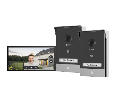 [CS-HP7-R110-2W2TFC (2 Doorbell Kit)] EZVIZ 2K Smart Home Video Interphone - two outdoor units and one indoor unit (WIFI)