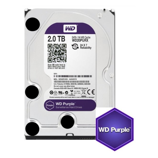 WESTERN DIGITAL 1TB PURPLE SATA INTERNAL HARD DRIVE - HDD price may change without any prior notice…