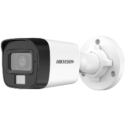 [DS-2CE16K0T-LFS-B36] HIKVISION 3K Smart Hybrid Light Audio Fixed Mini Bullet Camera - Metal