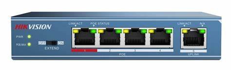 [DS-3E1105P-EI/M] HIKVISION 4 Port Fast Ethernet Smart POE Switch - low power - 38 W