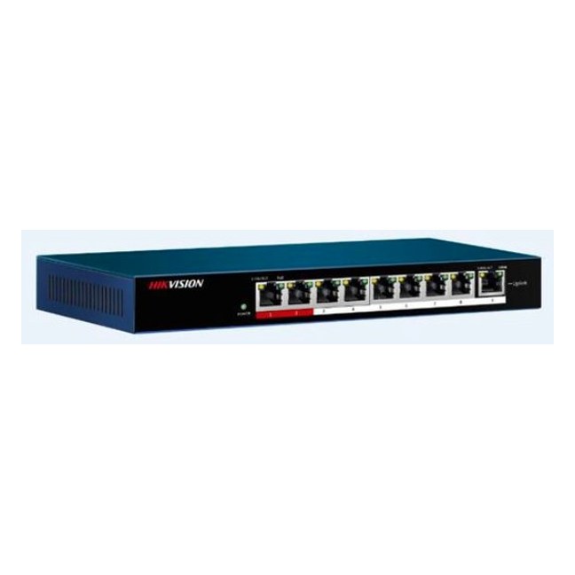 HIKVISION 8 Port Fast 10/100Mbps Ethernet Smart POE Switch - High power 110W.