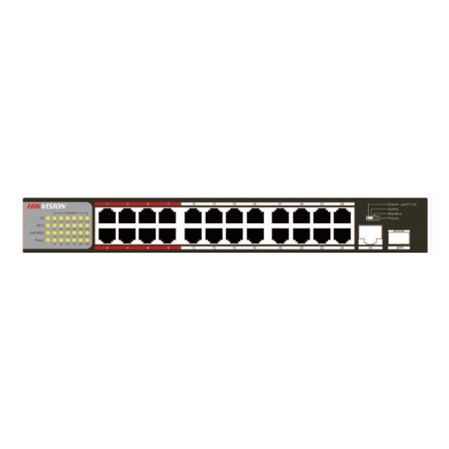 [DS-3E1318P-EI] HIKVISION 16 Port 10/100Mbps Fast Ethernet Smart POE Switch high power - 230W.