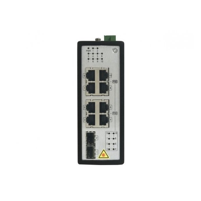 [DS-3T0510P] 8 Port Gigabit Unmanaged Industrial POE Switch - without adapter