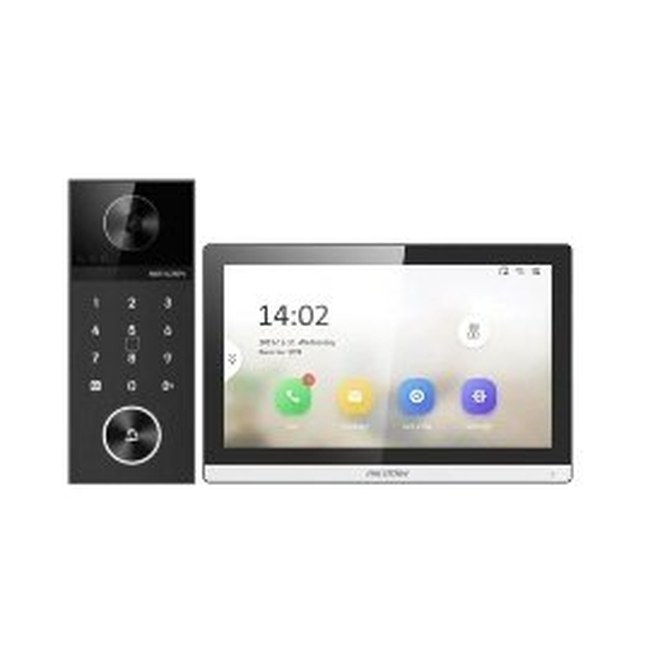 IP video intercom kit for villa with card reader and password