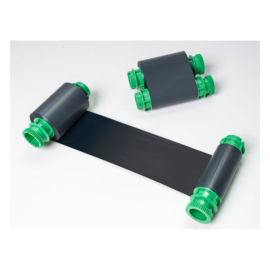Black Mono K Tag Ribbon (1000 images)