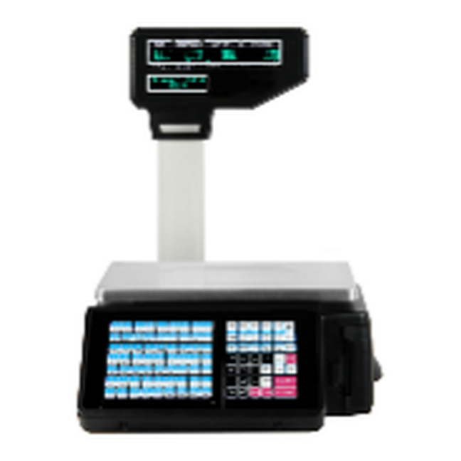 30KG BARCODE LABEL SCALE (Green LCD Display)