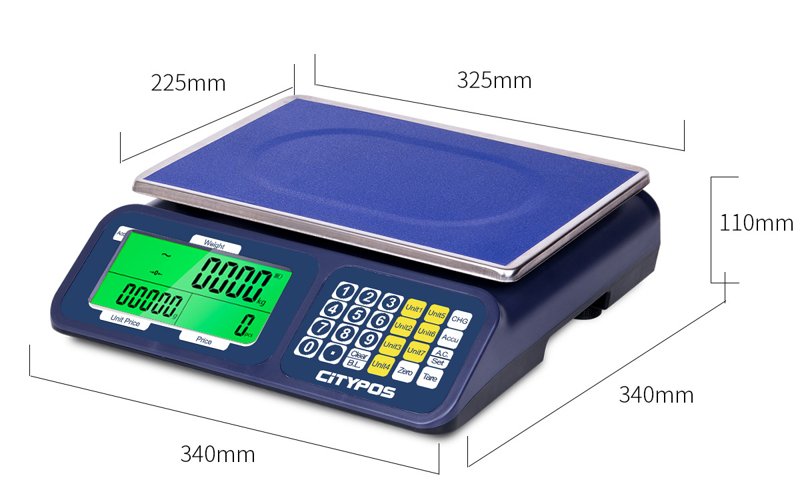 [CP-WS113] 30KG LCD PRICE COMPUTING SCALE
