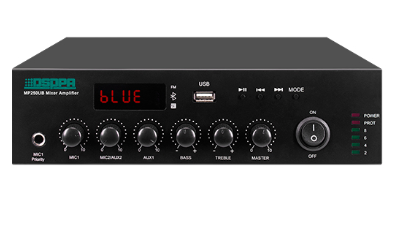 [DMA350U] 350W Digital Mixer Amplifier with USB /Bluetooth /FM/Chime/Siren/4 Mic(With PP and DC24V)