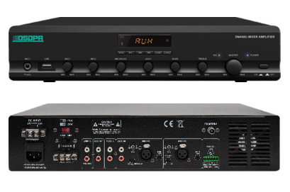 [MP610U] 250W 6 Zones Paging and Music Mixer Amplifier with SD/USB/FM & Individual Volume Control