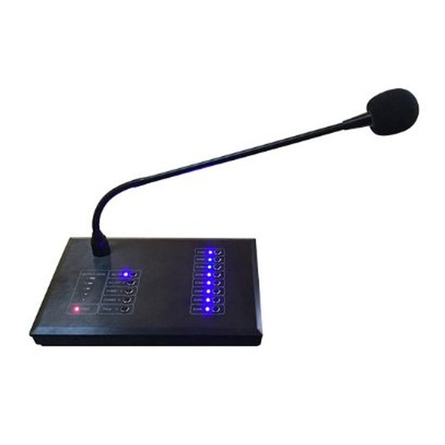 8 Zones Remote Paging Microphone
