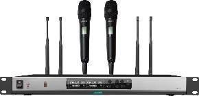 [D5821] True Diversity UHF Wireless Microphone System (2 hand-held mic)