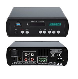 [Mini60] 2x30W Mini Digital Amplifier with USB & Bluetooth（4-16Ω）