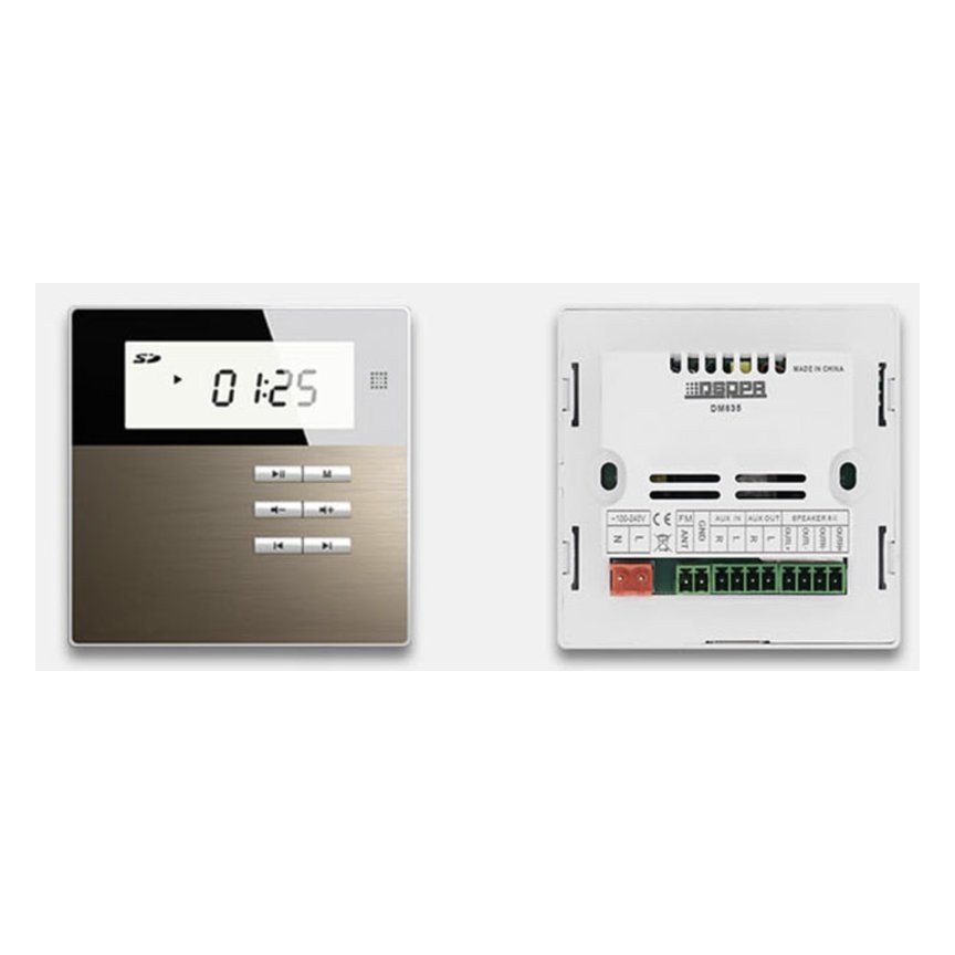 [DM835B] 2x10W Bluetooth On-wall Stereo Music Amplifier