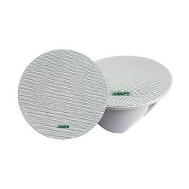 10W 6.5" Frame-less Coaxial Ceiling Speaker with Cover