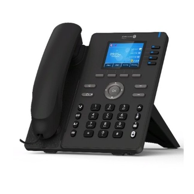 [ALE-H6] 4 SIP accounts; 2.8' color screen; 2xgigabit; (Without Adapter), POE