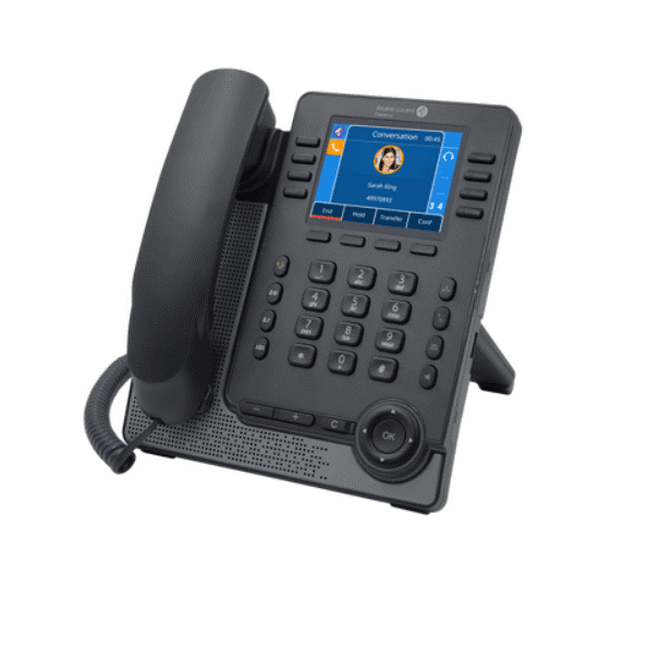 [ALE-M8] 8 SIP accounts; 3.5' color screen; 2xgigabit;1 USB-C + 1 USB-A; Support EXP; 6 Program keys; Buit…