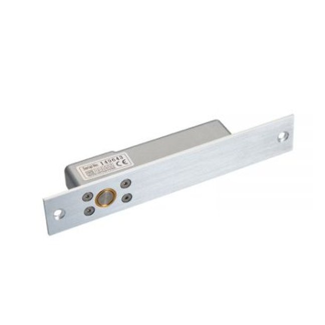 Fail secure sturdiness electric bolt with narrow panel