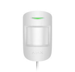 Wired motion detector with additional microwave sensor