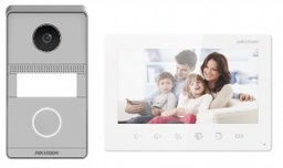 HIKVISION 2-Wire ColorVU 24H/Day Analog Intercom Kit ( DS-KV1101-ME2/Surface x1 + DS-KH1200 x1 )…