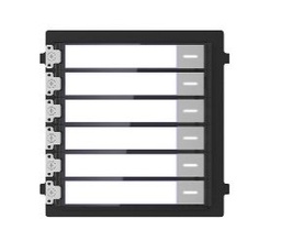 Hikvision Video Intercom Nametag Module 6 apartments