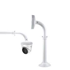 Telescopic bracket 400mm length/with customized plate