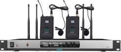 True Diversity UHF Wireless Microphone System (2 clip-type mic)