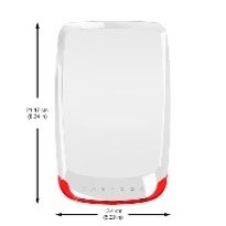 Wireless Siren with Built-in Strobe Light