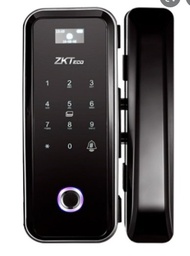Fingerprint/Password Hybrid Verification Glass Door Lock-Right - for Glass Doors